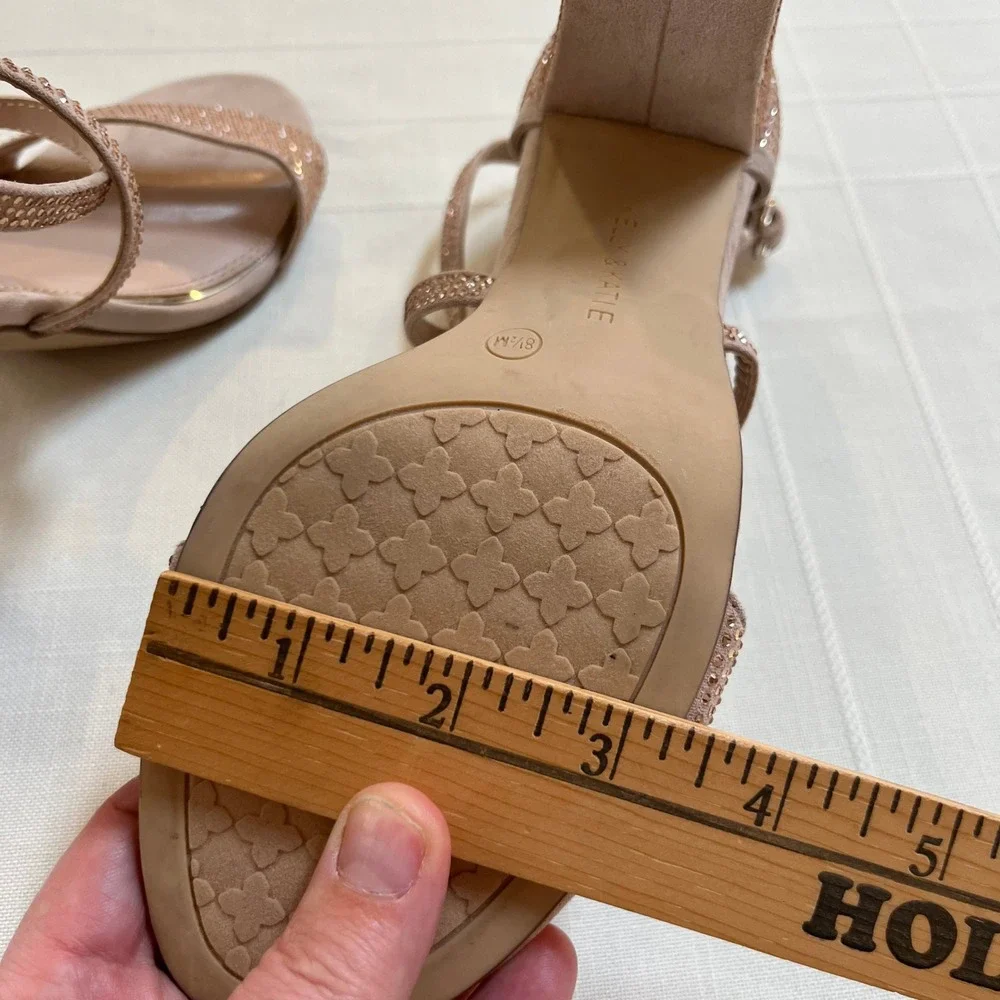 Women's Blush Strappy Block Heel Sandals - Picture 15 of 15